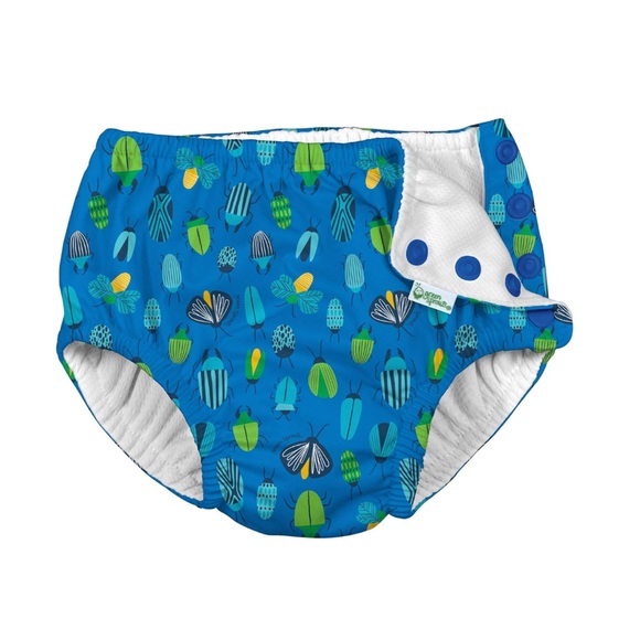 GREEN SPROUTS I PLAY EUC Reusable Bug Print Swim
Diaper - Picture 1 of 1